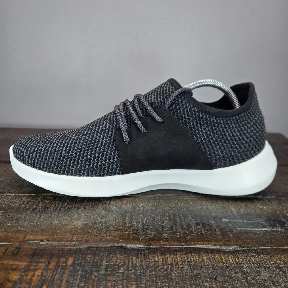 NEW Vessi Everyday Classic Mens Size 7 Lace Up Waterproof Shoes Sneakers Black